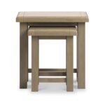 Taunton Smoked Oak Nest of 2 Tables - Image 3