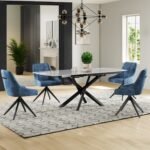 Falcon 120-180cm Extendable Ceramic Dining Table - Image 2
