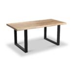 Zahra Acacia 180cm Dining Table with U Leg