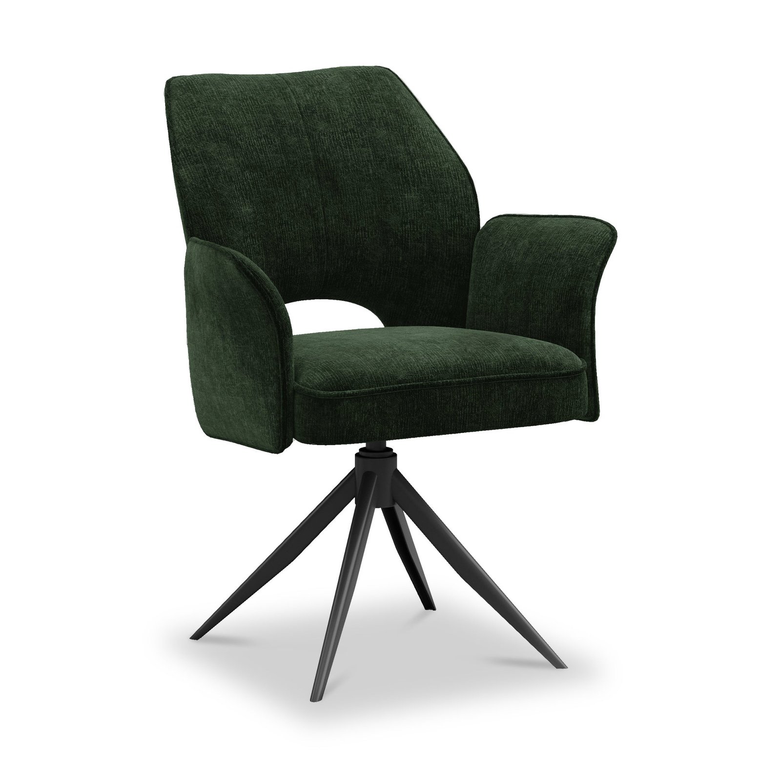 TGRH0139-Arlo-360-Swivel-Dining-Chair-Green-Angle1 Arlo 360 Swivel Dining Chair - Image 1