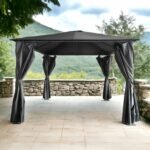 Titan 2.5m x 2.5m Galvanised Steel Gazebo - Image 2