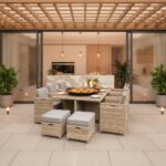 Wentworth Rattan 10 Seater Cube Set