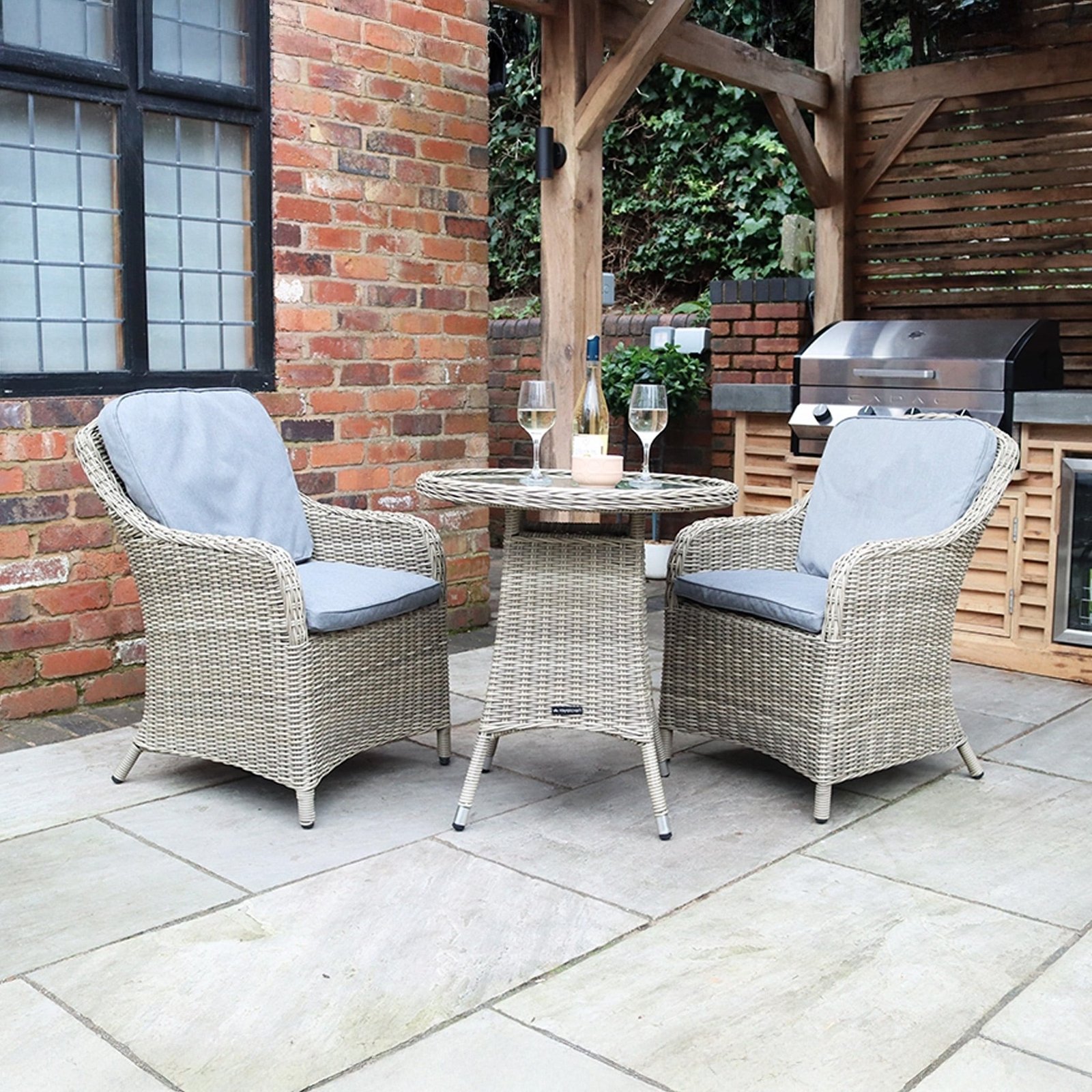 WEN701MP-WS-Wentworth-2-Seat-Delux-Rattan-Bistro-Set-Life1 Wentworth 2 Seat Deluxe Rattan Bistro Set - Image 1