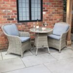 Wentworth 2 Seat Deluxe Rattan Bistro Set - Image 3