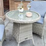Wentworth 2 Seat Deluxe Rattan Bistro Set - Image 4