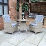 Wentworth 2 Seat Highback Rattan Bistro Set