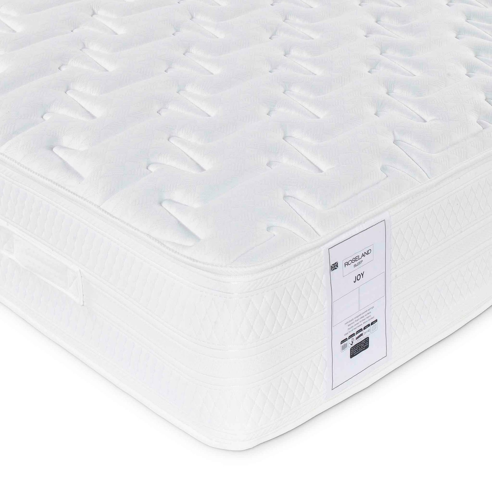 joy-memory-pocket-mattress-roseland-furniture-4 Joy 1500 Pocket Memory Mattress by Roseland Sleep - Image 1